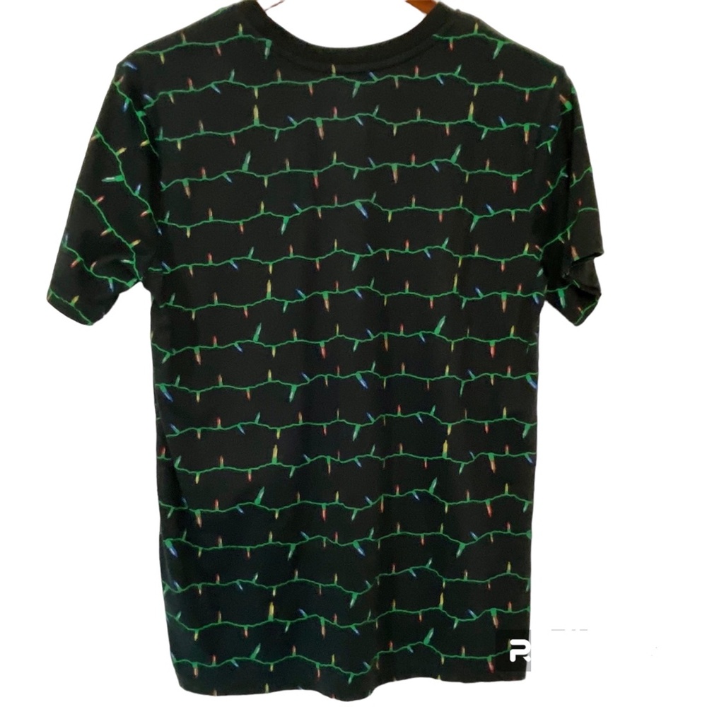 American Dream Team Network Black with Christmas Lights Men's T-shirt